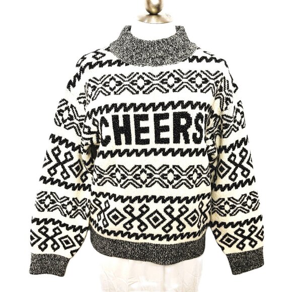 Christmas Holiday Sweater “Cheers” on front - A New Day NWOT - Picture 1 of 15